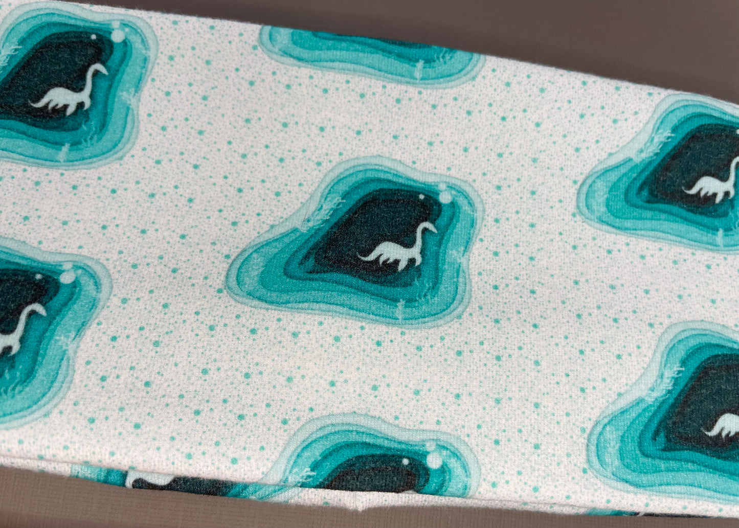 Loch Ness Monster and Jack-elope Handmade Headbands Jersey Knit Soft
