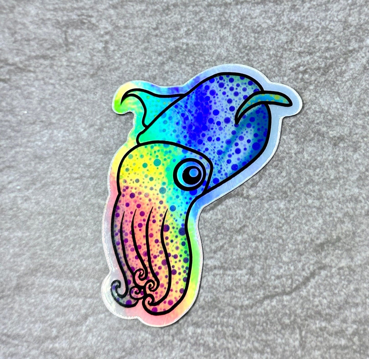 Charles The Cuttlefish Sticker: Original Waterproof Artwork