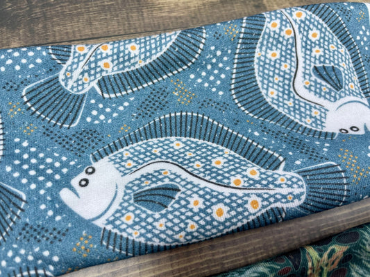 Alaska Fishing Jersey Knit Soft Headbands Fishing Boat Halibut Sea Urchin Starfish