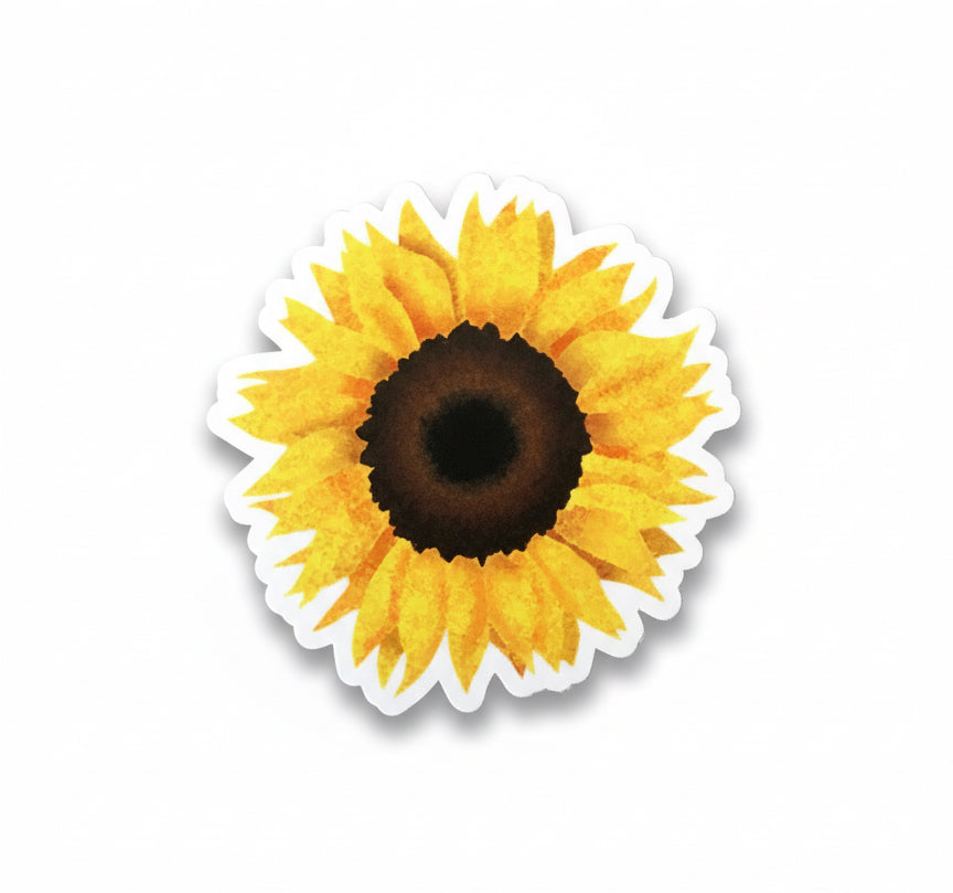 Original artwork Sunflower Sticker Waterproof