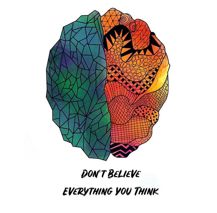 Brain Sticker: Mental Health Awareness, Waterproof Laptop Decal