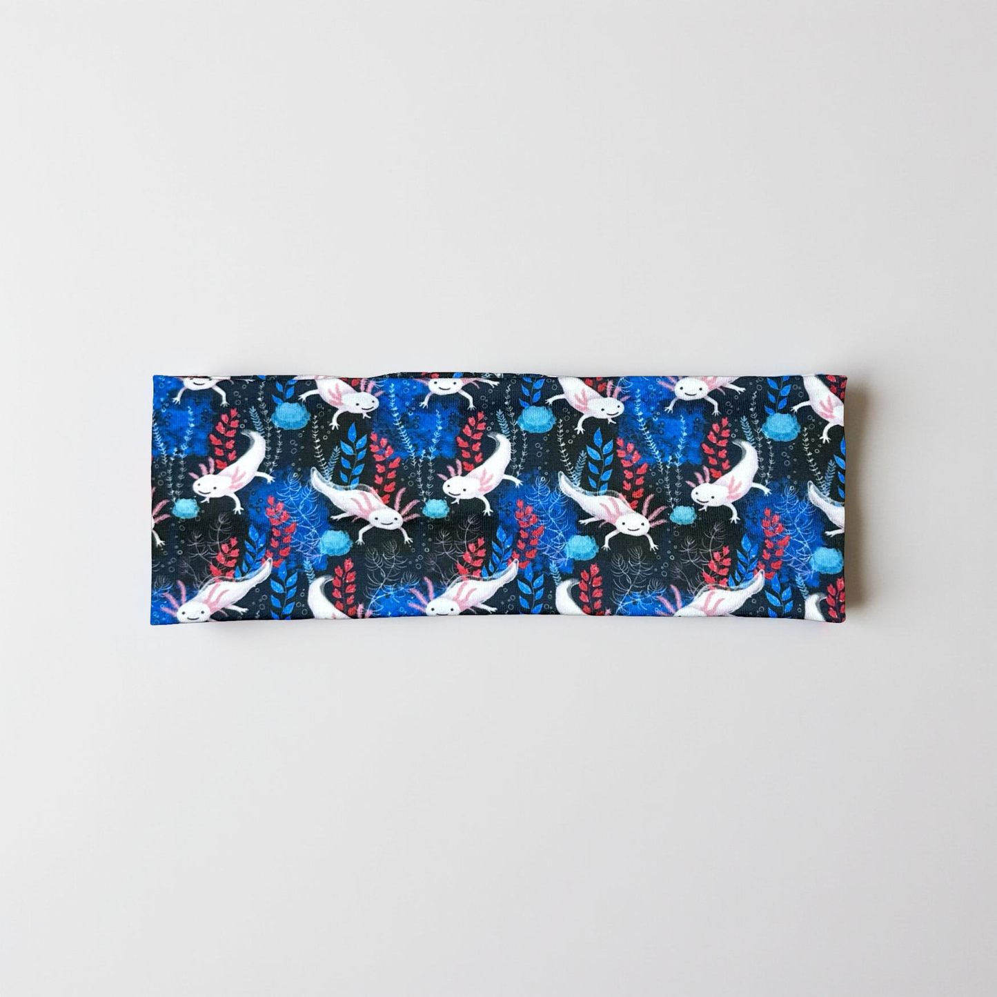 Handmade Axlotyl Headband: Soft Jersey Knit Animal Print