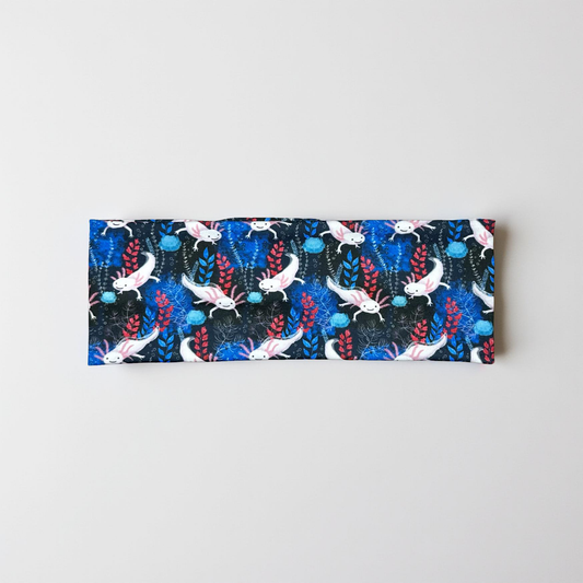 Handmade Axlotyl Headband: Soft Jersey Knit Animal Print