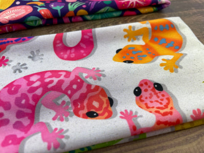 Leopard Geckos Vegetables and Fruit Produce Handmade Headbands Jersey Knit Soft