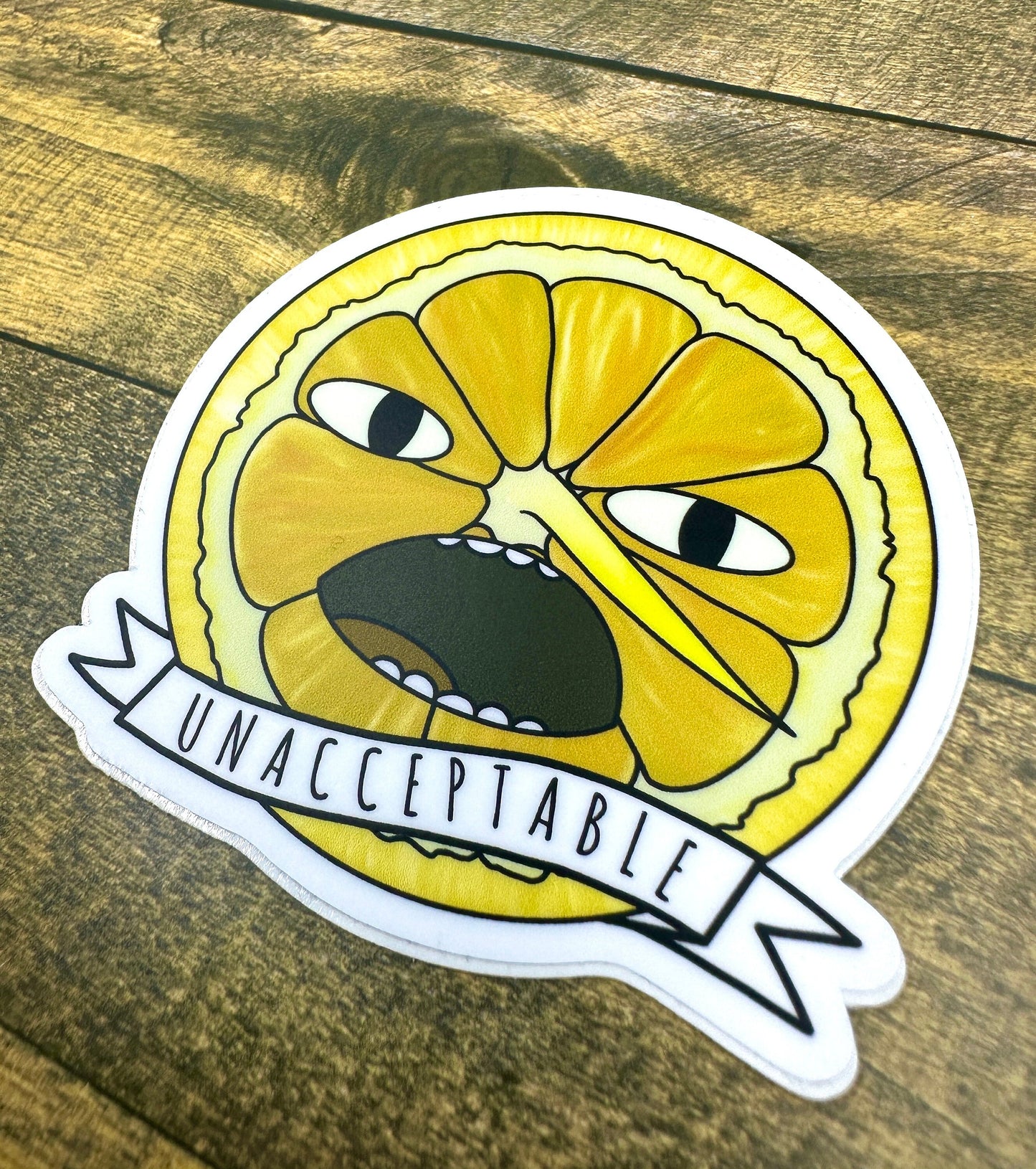 Sticker Earl of Lemon Grab Unacceptable Sticker Adventure Time Cartoon