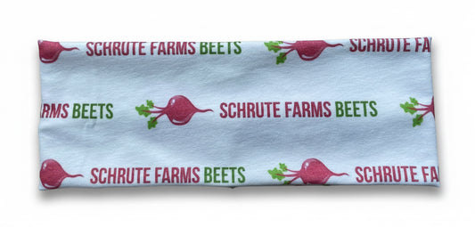 Dwight Schrute Farms Beets The Office Jersey Knit Soft Handmade Headband