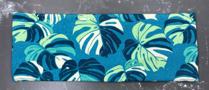 Monsters Plant Leaf Jersey Knit Soft Headbands Floral Tropical Plant Lady Gift for Her Girls Accessories Foliage Cute Plants Leafs