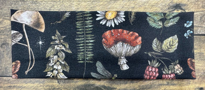 Handmade Mushroom House Headband: Soft Jersey Knit