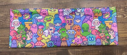 Bigfoot and Cute Creatures Trees Handmade Headbands Jersey Knit Soft