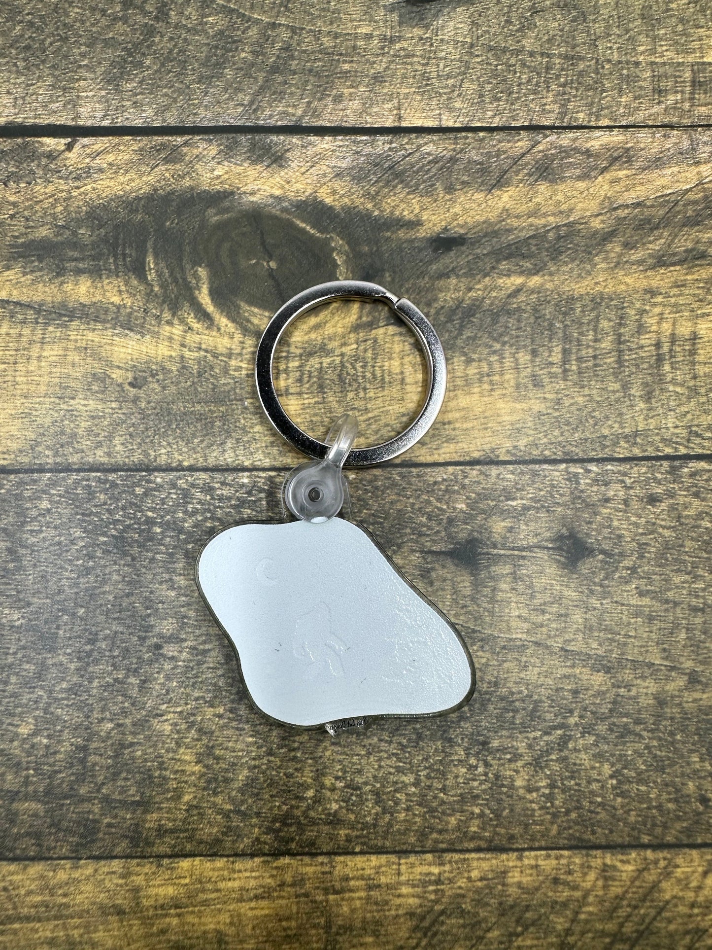 Bigfoot Topographical Key Chain Cryptid Sasquatch