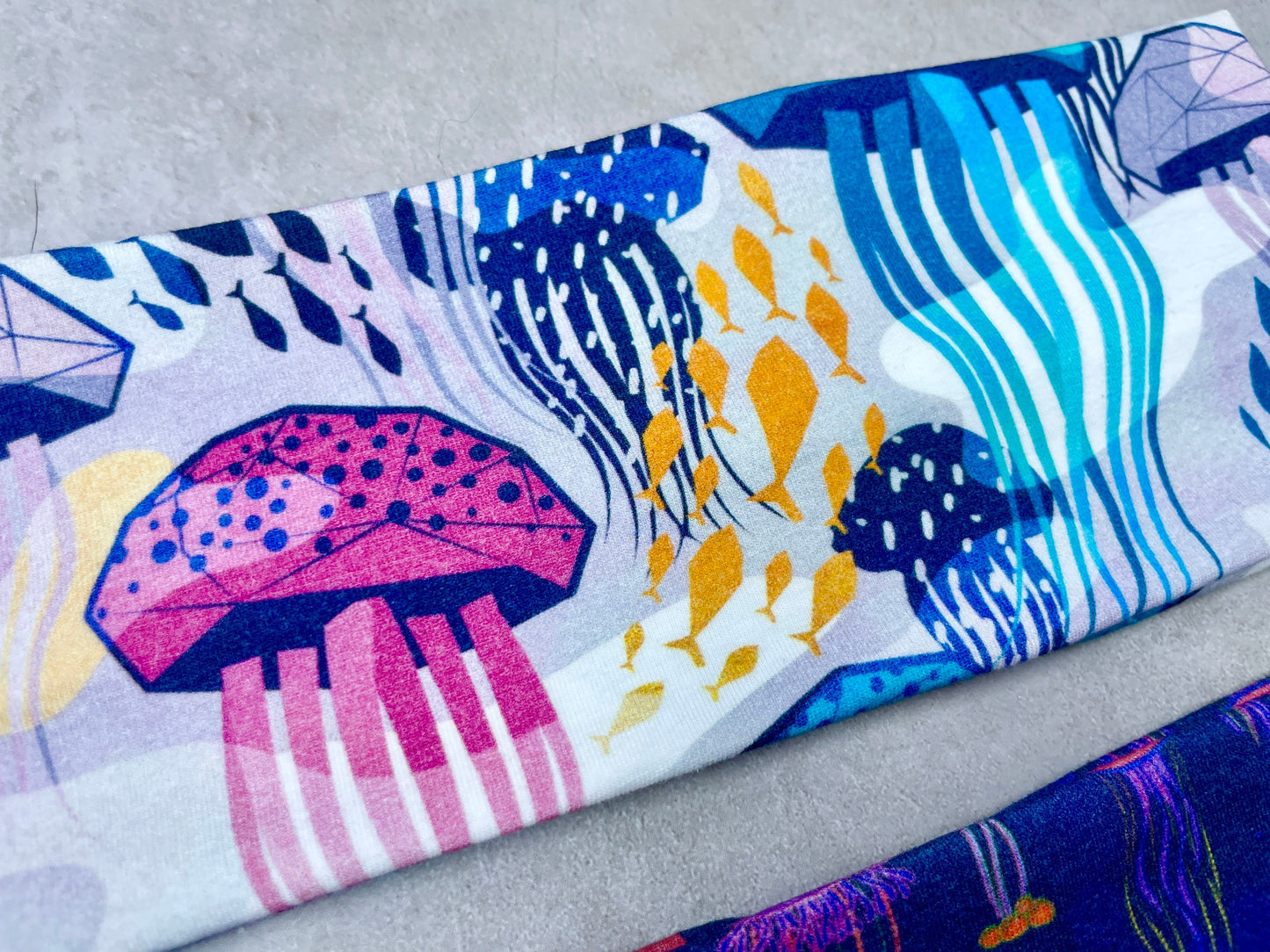 Alaskan Jellyfish Handmade Headbands Jersey Knit Soft