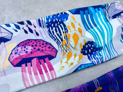 Alaskan Jellyfish Handmade Headbands Jersey Knit Soft