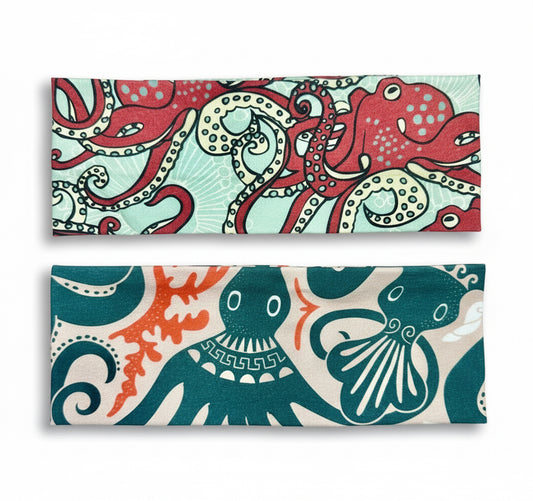 Octopus Headband: Handmade Jersey Knit Ocean Lover Gift