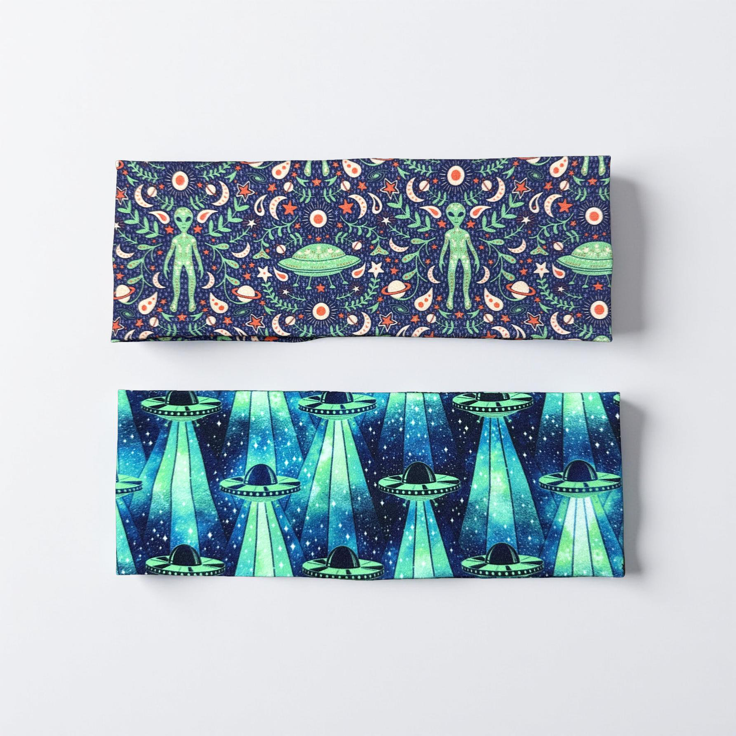 Hidden Aliens Camping Headbands Jersey Knit Soft
