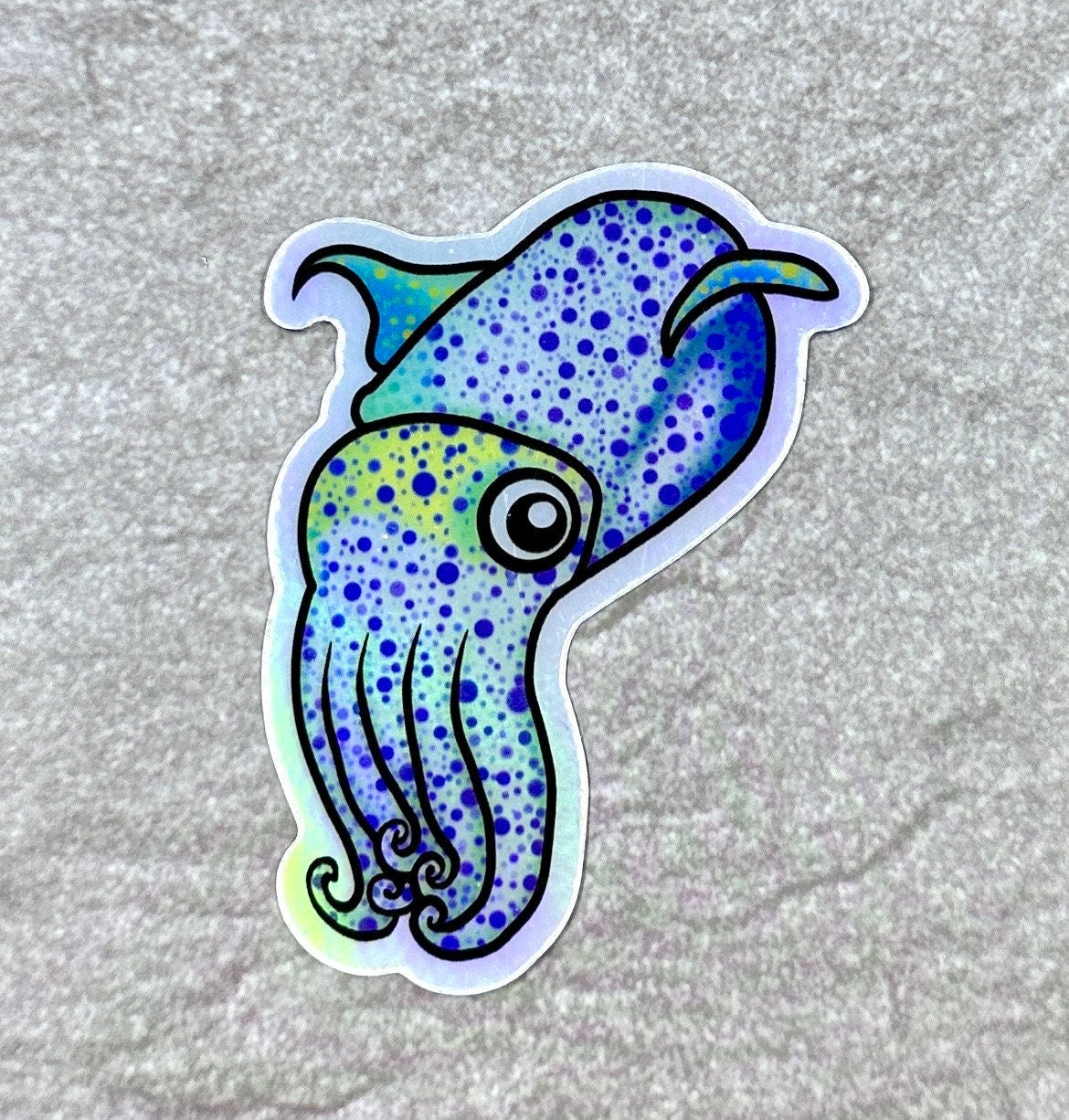 Charles The Cuttlefish Sticker: Original Waterproof Artwork