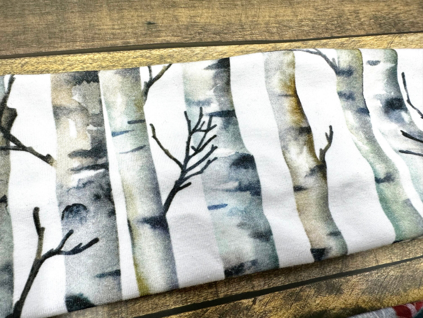 Alaskan Headband Birch and Bear Handmade Jersey Knit Soft Bandeau Alaska Outdoors Totem Native Art