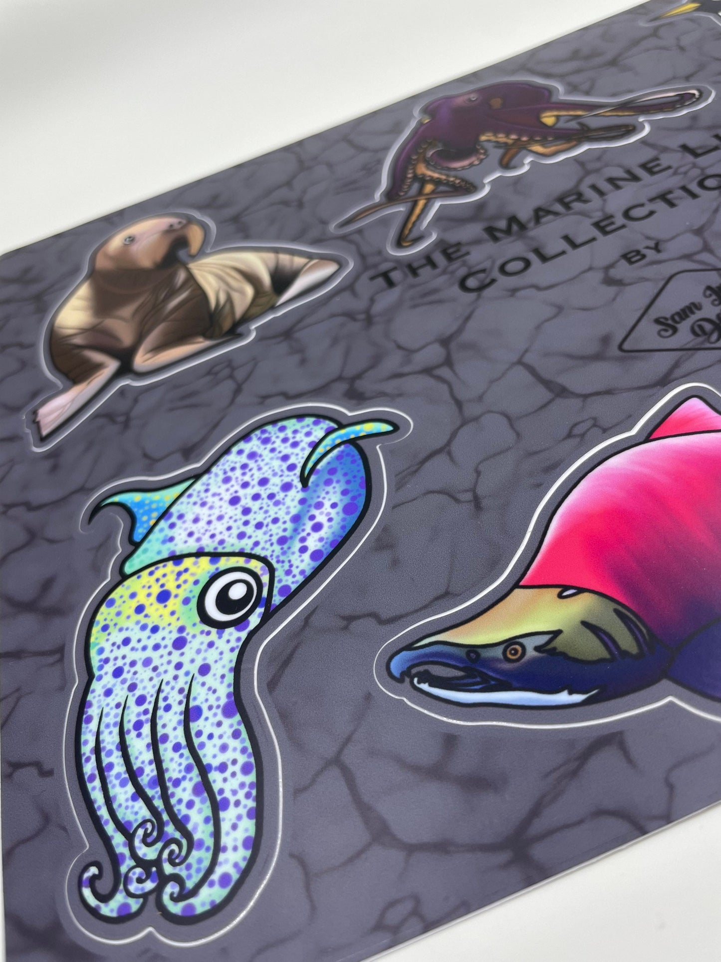 Marine Life Sticker Pack: Alaska Animals, Waterproof Vinyl Decals