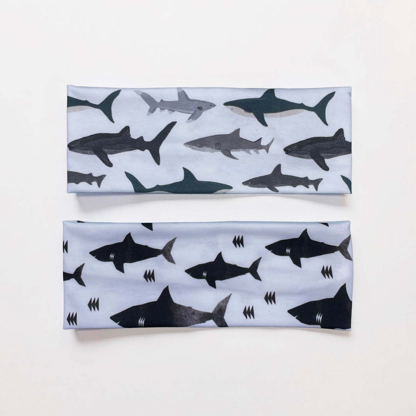 Sharks Jersey Knit Soft Headbands Crafts Alaska Gift Whale Shark Great white Shark Hammerhead