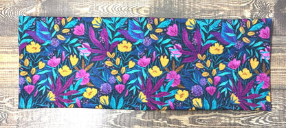 Violet Headbands, Handmade Knit Flower Bandeau