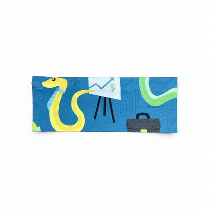 Business Snakes Handmade Headbands Jersey Knit Soft Cute Cartoon Animals Reptiles