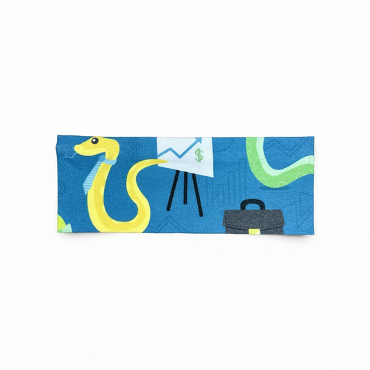 Business Snakes Handmade Headbands Jersey Knit Soft Cute Cartoon Animals Reptiles