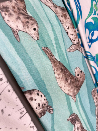 Handmade Sea Lion Headband: Soft Jersey Knit Bandeau