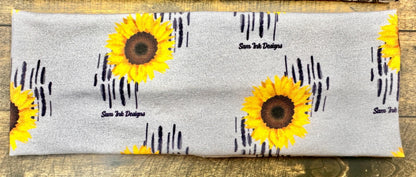 Handmade Honey Bee Headband: Jersey Knit Sunflower Bandeau