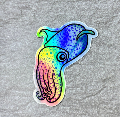 Charles The Cuttlefish Sticker: Original Waterproof Artwork