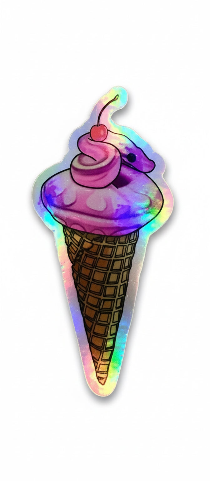 Original Artwork Snake in a Cone