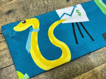 Business Snakes Handmade Headbands Jersey Knit Soft Cute Cartoon Animals Reptiles