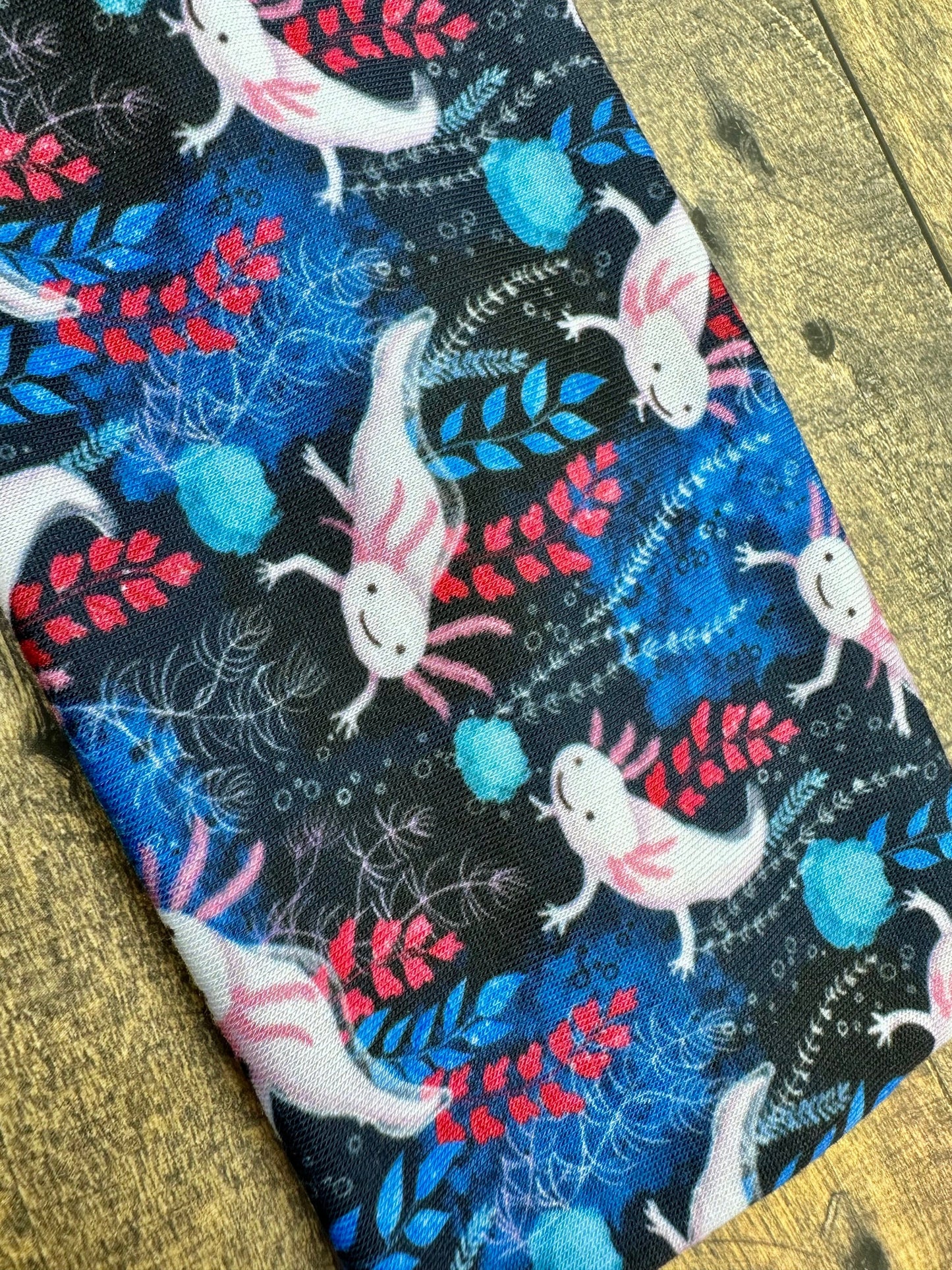 Handmade Axlotyl Headband: Soft Jersey Knit Animal Print