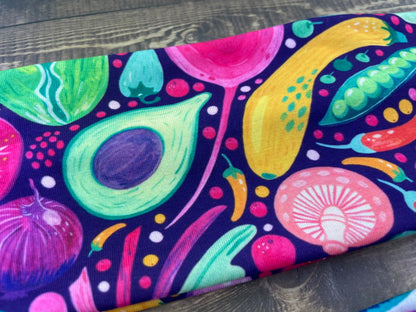 Leopard Geckos Vegetables and Fruit Produce Handmade Headbands Jersey Knit Soft