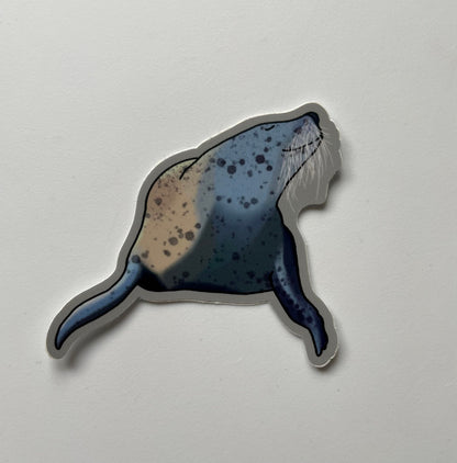 Alaska Sea Seal Sticker: Waterproof Vinyl Laptop Decal