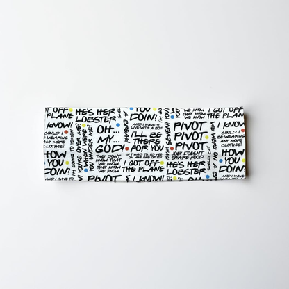 Friends TV Show Headband: Handmade Jersey Knit Hairband
