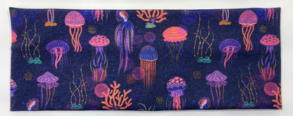 Alaskan Northern Lights Mountains and Jellyfish Handmade Headbands Jersey Knit Soft