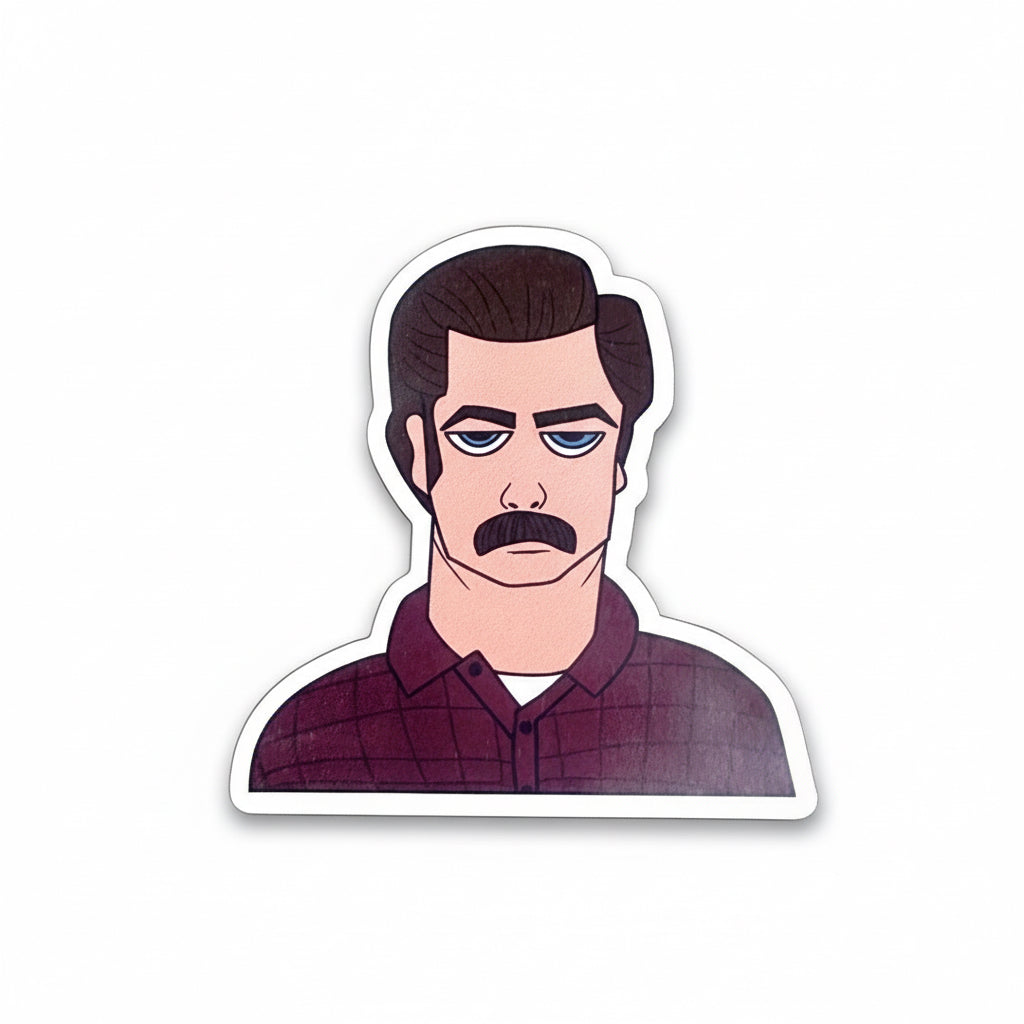 Ron Swanson Original Artwork Magnets Parks and Rec