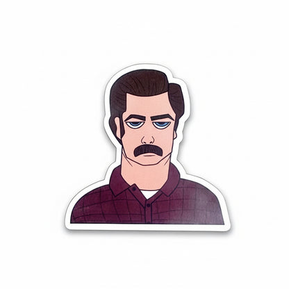 Ron Swanson Original Artwork Magnets Parks and Rec