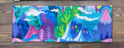 Mountains Handmade Headbands Jersey Knit Soft Starry Galaxy and Watercolor Mountains