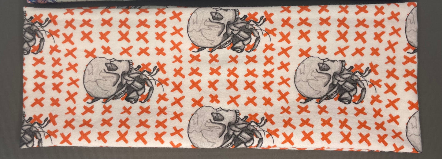 Shrimp Headband and Crabs Handmade Bandeau Jersey Knit Soft