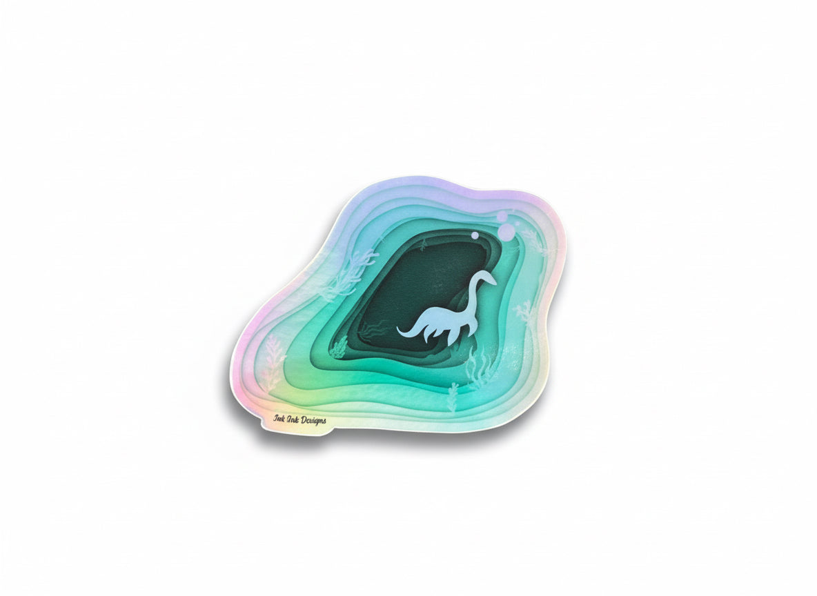 Loch Ness Monster Art Print: Nessie Fine Art, Scottish Home Decor