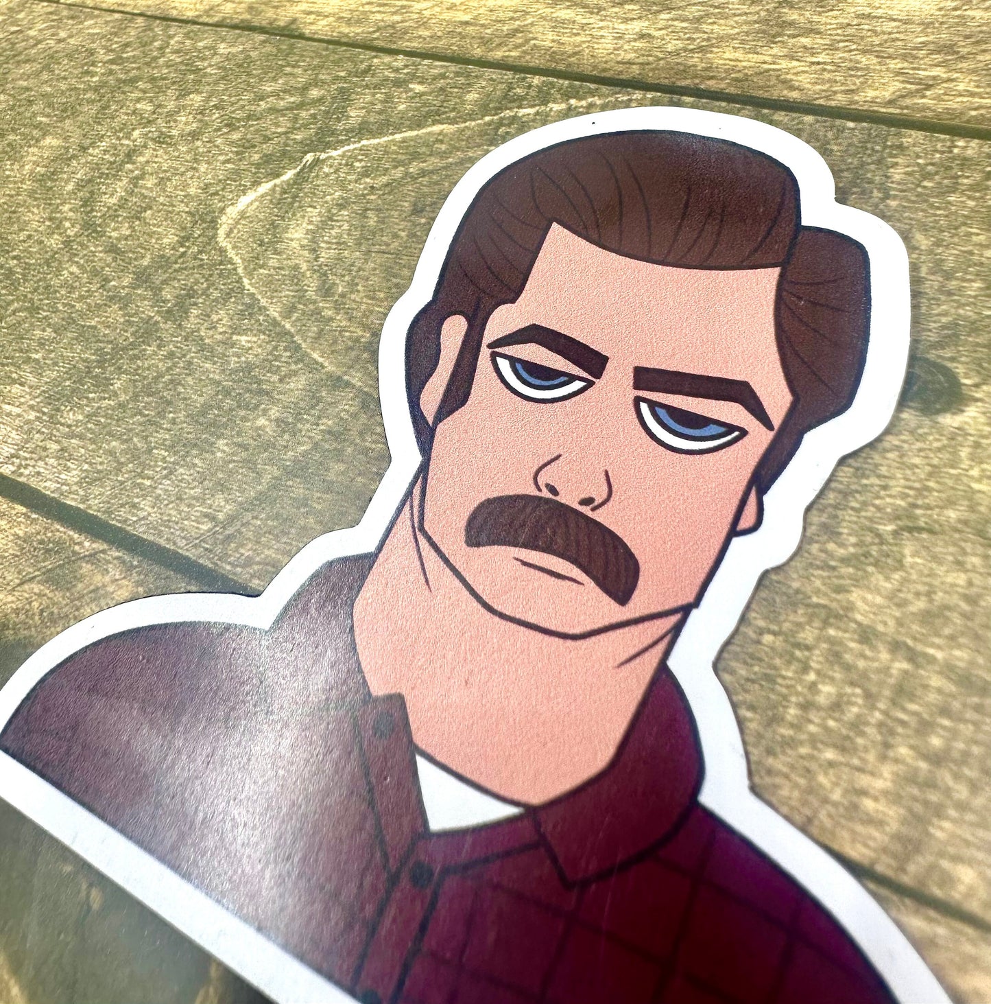 Ron Swanson Original Artwork Magnets Parks and Rec