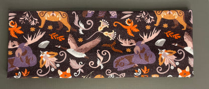 Wilderness Animals Moose Raccoons Handmade Headbands Jersey Knit Soft