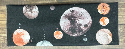 Space Planets and Moons Jersey Knit Soft Headbands Blood Moon Galaxy Stars