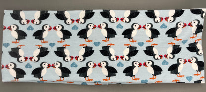 Sea Otter and Puffin Alaskan Handmade Headbands Jersey Knit Soft