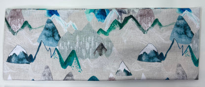 Alaskan Northern Lights Mountains and Jellyfish Handmade Headbands Jersey Knit Soft