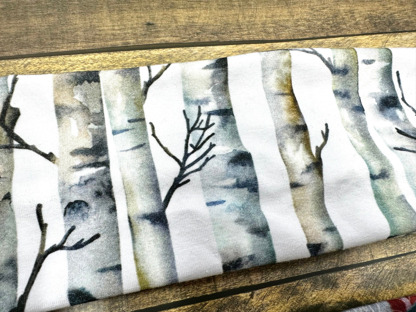 Alaskan Headband Birch and Bear Handmade Jersey Knit Soft Bandeau Alaska Outdoors Totem Native Art
