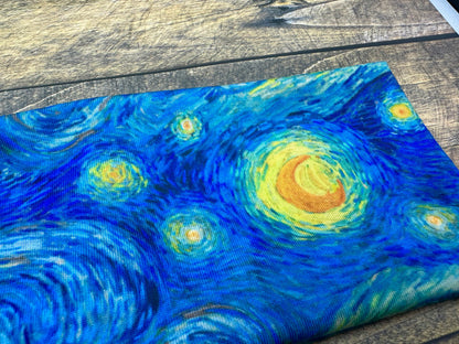 Starry Night Headband Van Goghs Jersey Knit Soft Headbands Artwork Bandeau Work Hair Accessories