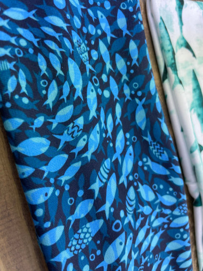 Handmade Shark Headband: Jersey Knit Soft Fabric Headband